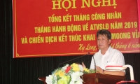 Than Hà Tu tổng kết Tháng Công nhân - Tháng hành động về ATVSLĐ và Chiến dịch kết thúc khai thác moong Vỉa Trụ