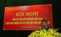 Tổng kết quy chế phối hợp năm 2020 - Triển khai nhiệm vụ và ký quy chế phối hợp năm 2021