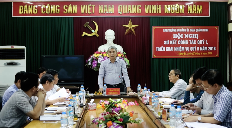 Đảng uỷ Than Quảng Ninh triển khai nhiệm vụ quý II/2018