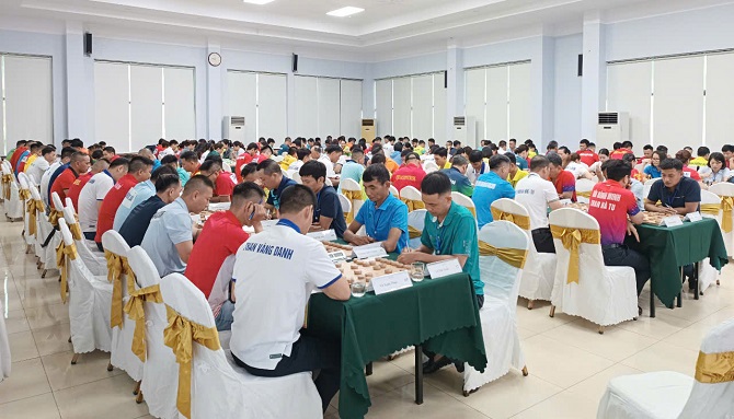 Hội trường Giải cờ vua, cờ tướng TKV năm 2025