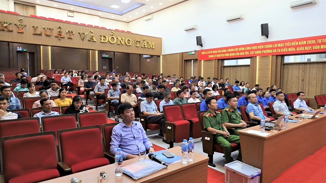 Quang cảnh lớp tập huấn