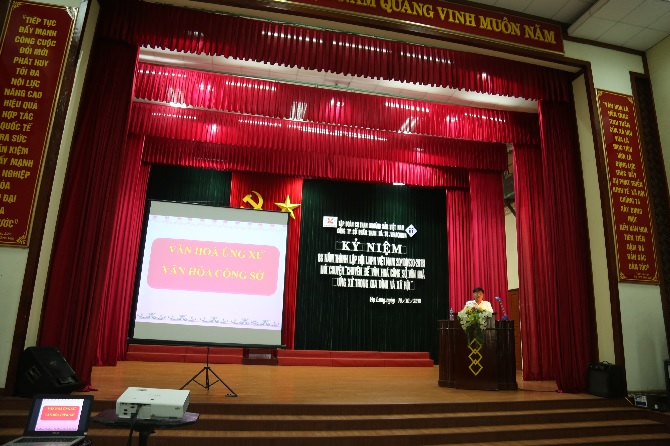Công ty tổ chức kỷ niệm 88 năm ngày thành lập Hội LHPN Việt Nam 20/10 (1930- 2018)