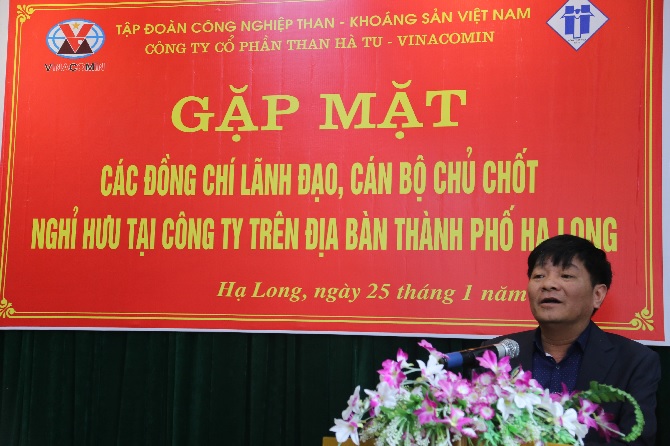 Gặp mặt các đồng chí lãnh đạo, cán bộ chủ chốt nghỉ hưu tại Công ty trên địa bàn Thành phố Hạ Long nhân dịp năm mới 2019