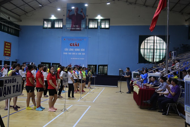 Công ty CP Than Hà Tu tổ chức thành công giải cầu lông, bóng bàn phong trào CNVC-LĐ năm 2020